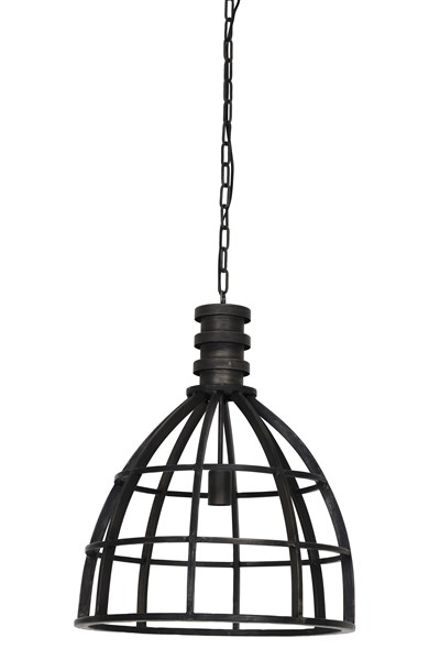 Apiro hanglamp antiek zwart