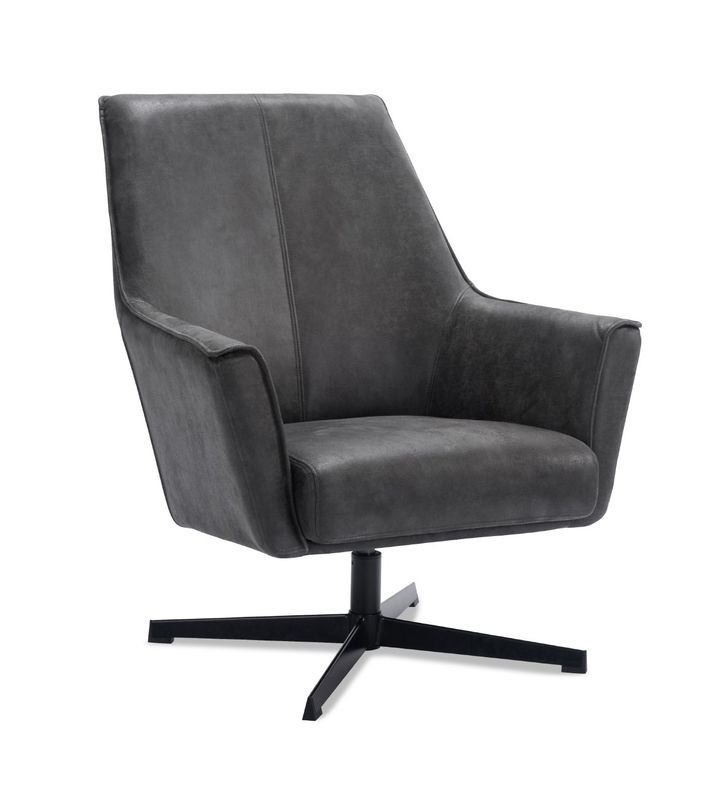 Campana draaifauteuil microleder bull 66-graphite