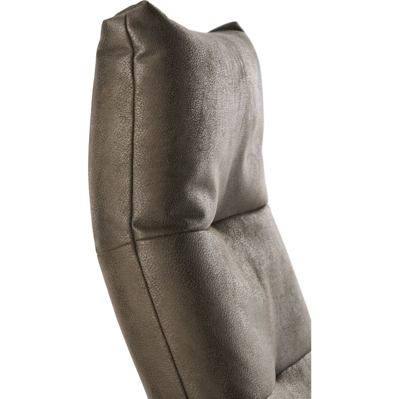 Relaxfauteuil Pianezzo - in donkerbruin microleder Relaxfauteuil Pianezzo - in donkerbruin microleder