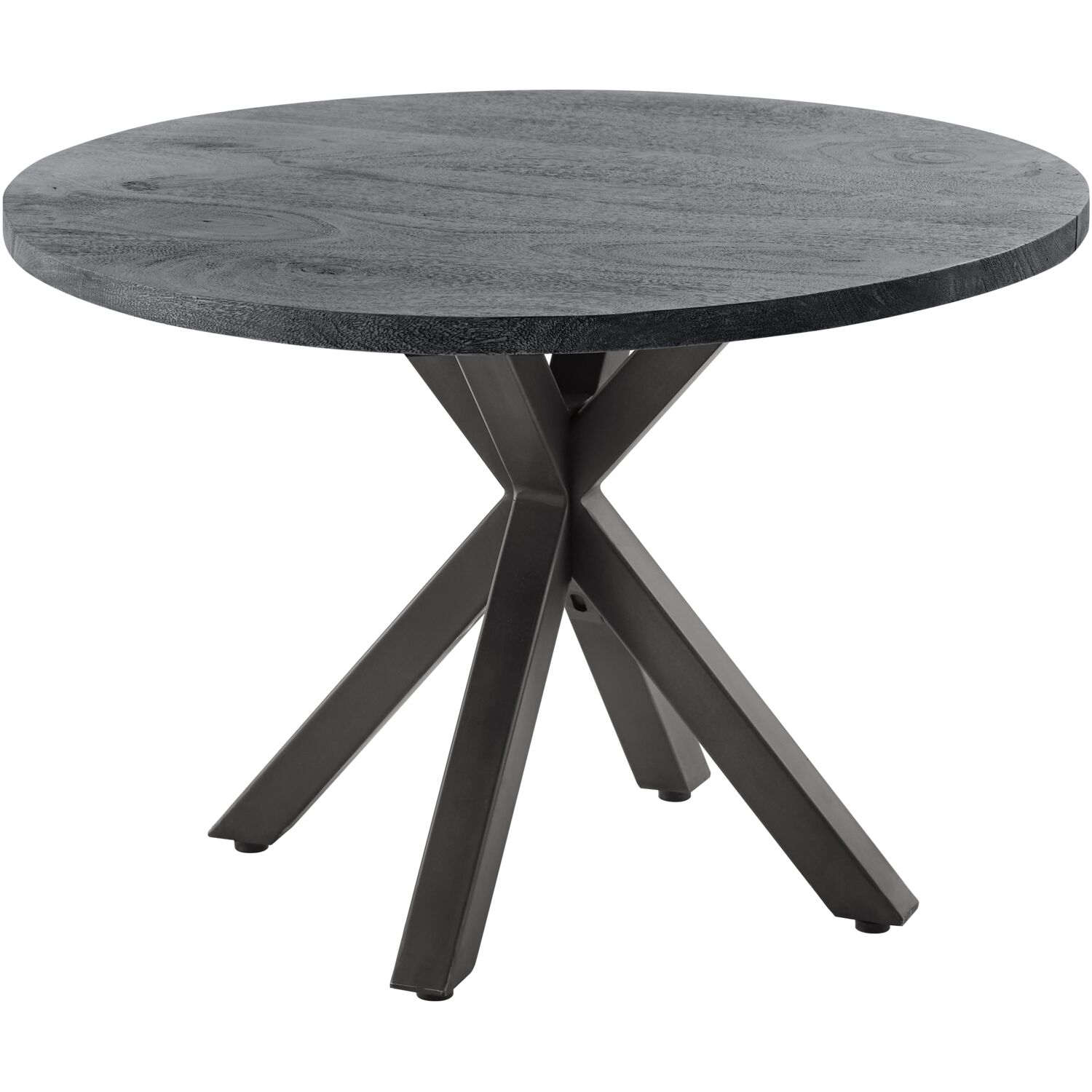 Tratto kindertafel rond ø70 mango zwart