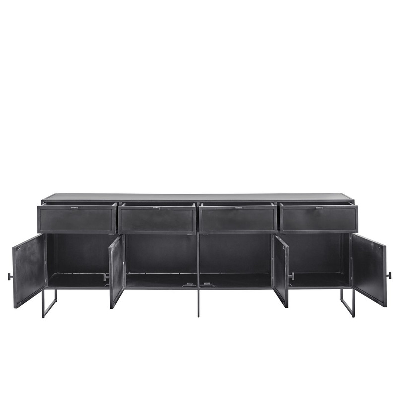 Orizone dressoir 4d+4l metal black Orizone dressoir 4d+4l metal black