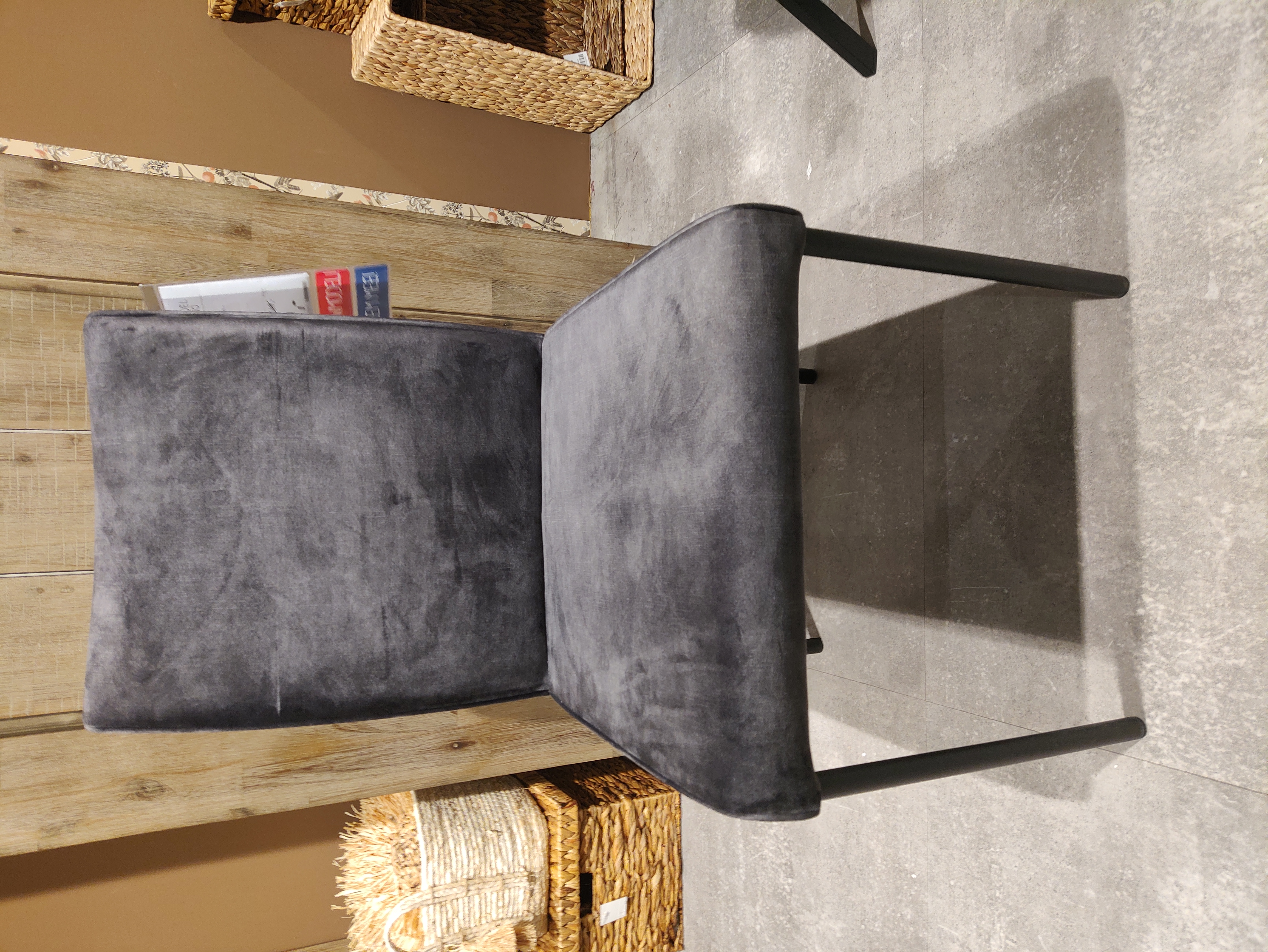 Aurino eetstoel stof adore 67-antraciet