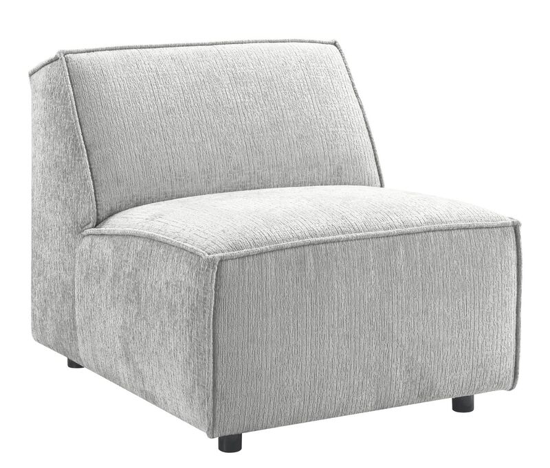 Lichtgrijze fauteuil Baricci met prachtige vlindernaad Lichtgrijze fauteuil Baricci met prachtige vlindernaad