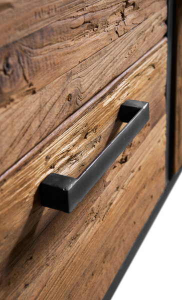 Romaro tv-meubel 4l+ov teak mix rough