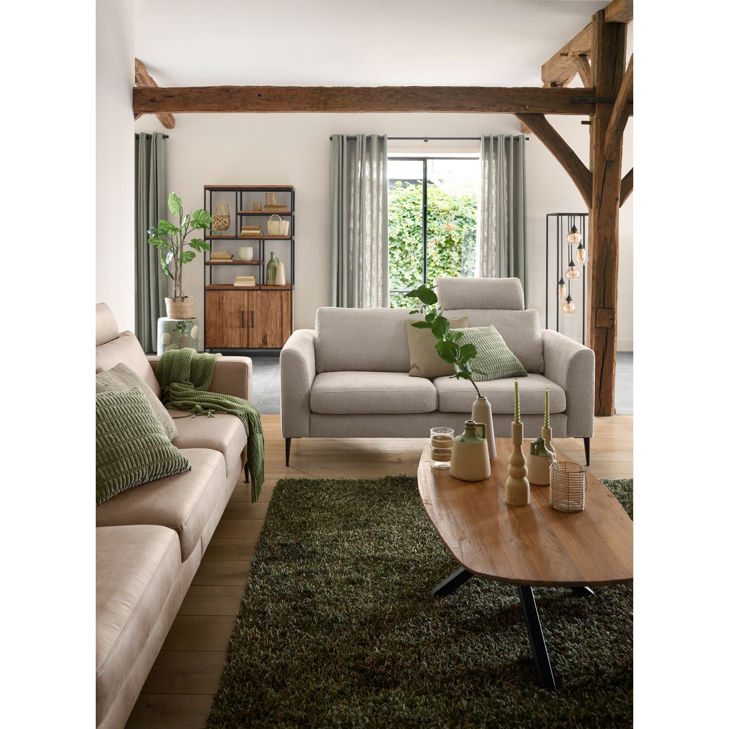Forlie 4 (3x80) zitsbank arm a stof magnum 84-clay Forlie 4 (3x80) zitsbank arm a stof magnum 84-clay