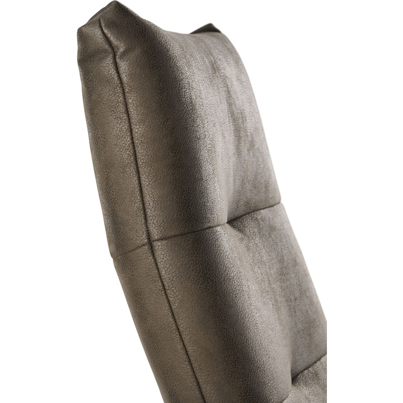 Relaxfauteuil Pianezzo - in donkerbruin microleder Relaxfauteuil Pianezzo - in donkerbruin microleder