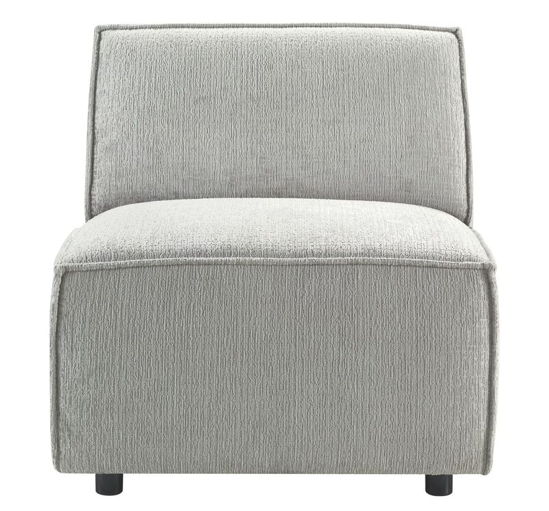 Lichtgrijze fauteuil Baricci met prachtige vlindernaad Lichtgrijze fauteuil Baricci met prachtige vlindernaad