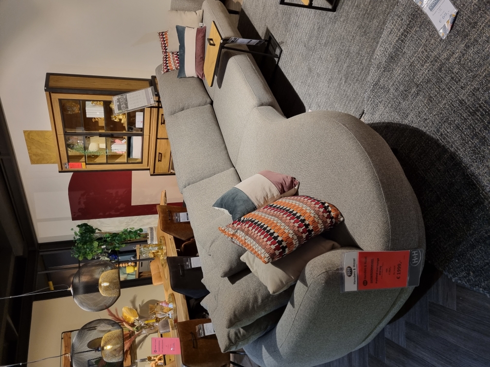 Portland drie zitsbank met lounge end big Portland drie zitsbank met lounge end big